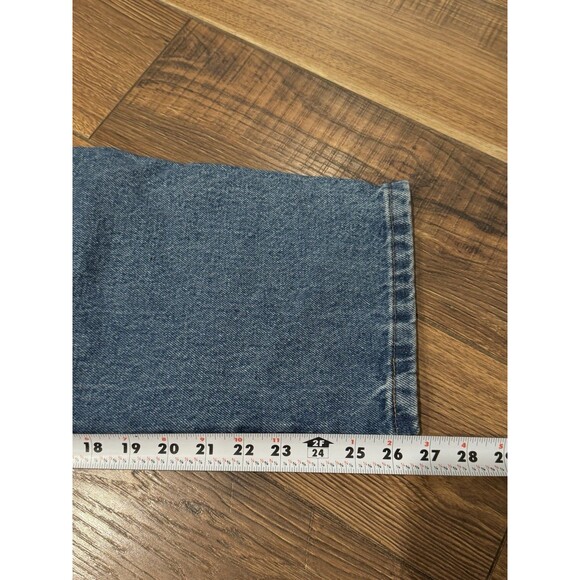 Wrangler Rustler Men's Regular Fit Jeans Size 34x27 Dark Blue Denim - Picture 6 of 7